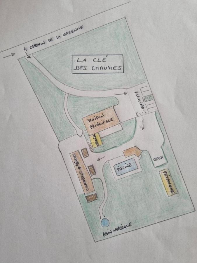 La Cle Des Chaumes Acomodação com café da manhã Boisset-lès-Montrond Exterior foto